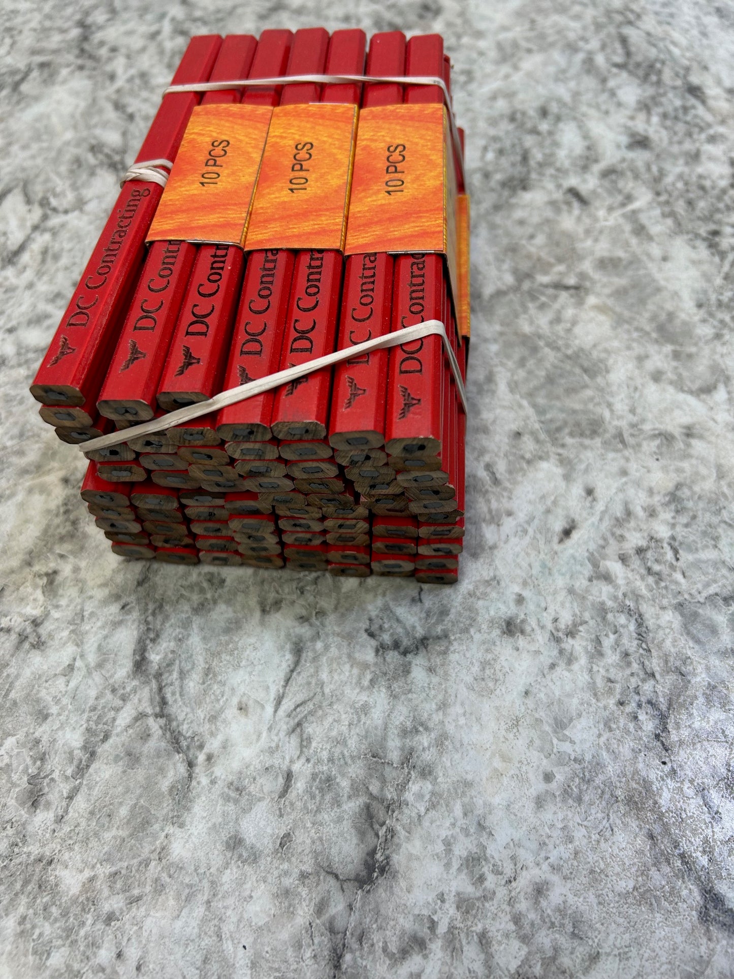 Personalized or promotional carpenter pencils