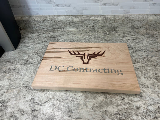 Personalised Maple serving tray
