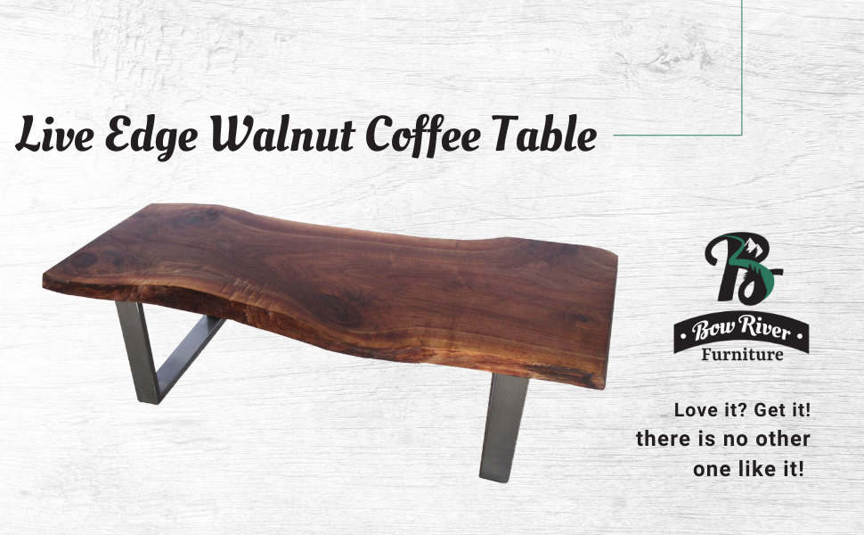 Live Edge Walnut Coffee Table