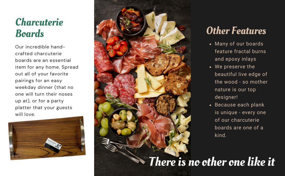 Red Gum Charcuterie Board other features