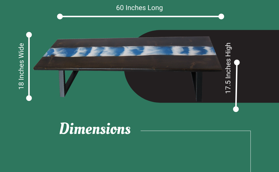 River table dimensions