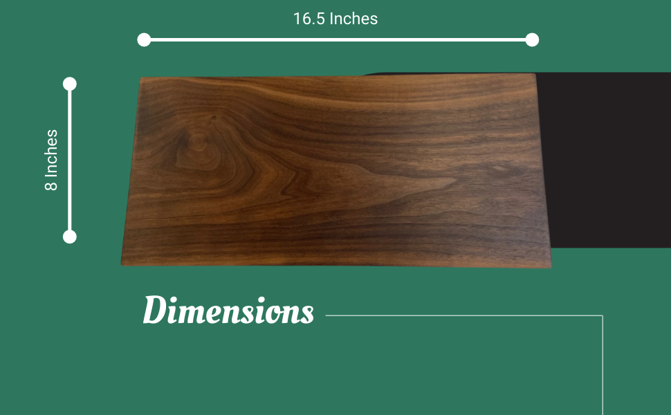 Cocktail Smoking Board Dimensions