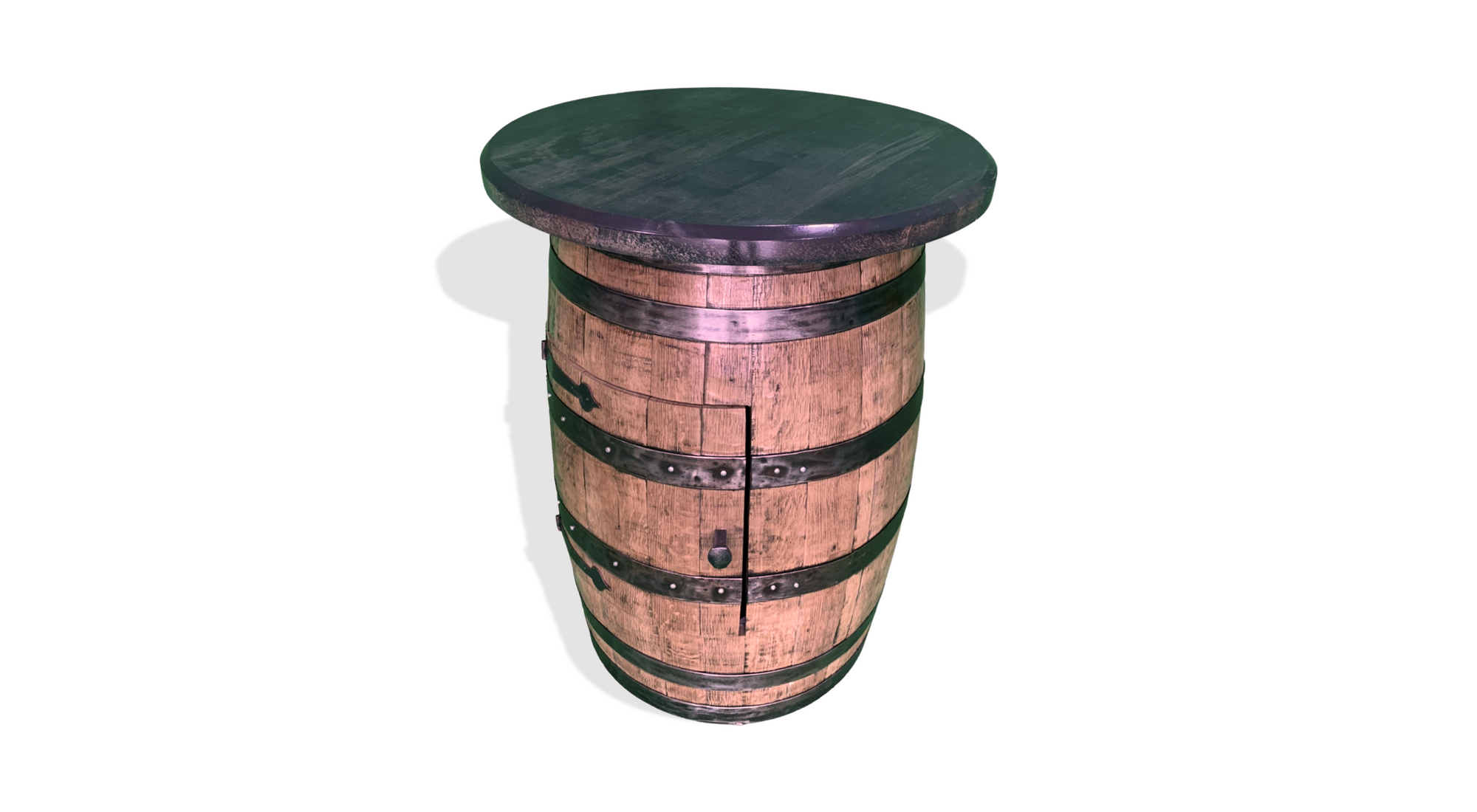 Whiskey Barrel Bar Dark Top